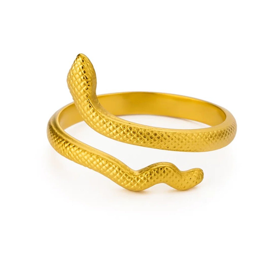 Golden Snake Ring - ADOREE