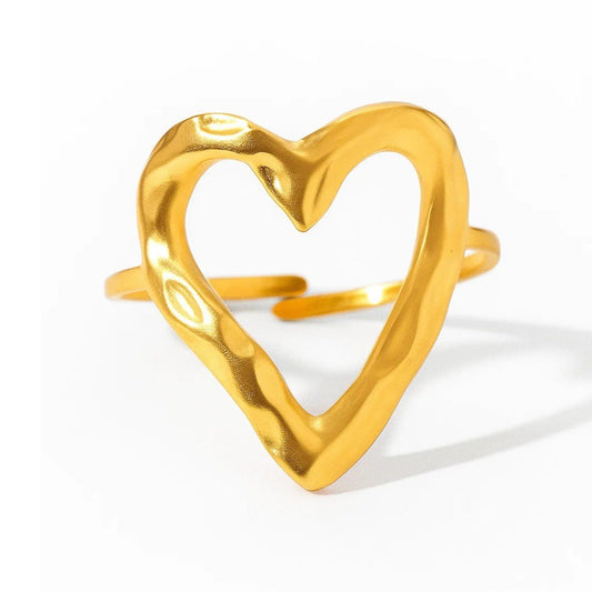 Bold Heart Ring - ADOREE
