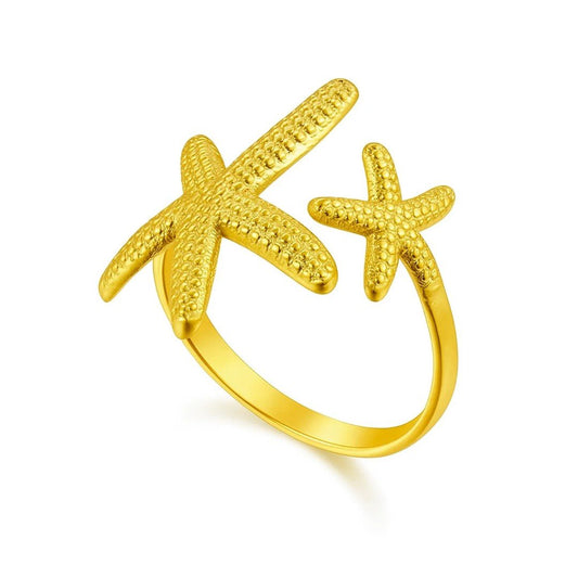 Double Sea Star Ring - ADOREE