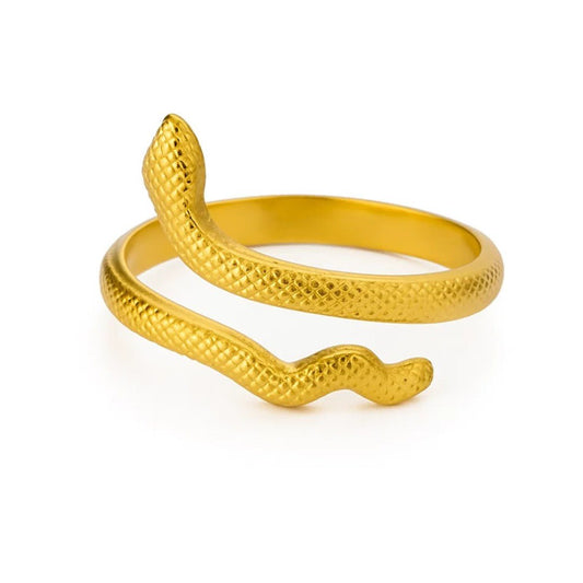 Golden Snake Ring - ADOREE