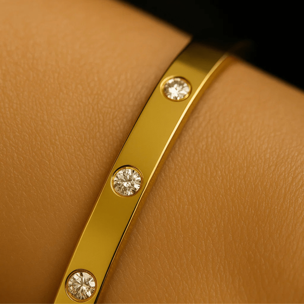 Goldener Diamanten - Armreif - ADOREE
