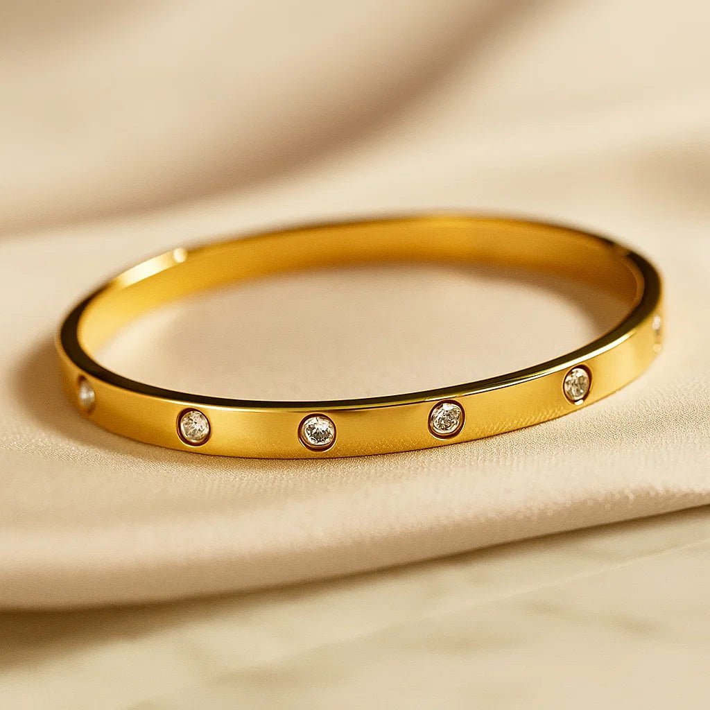 Goldener Diamanten - Armreif - ADOREE